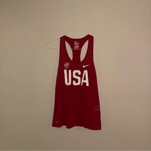 Women’s Nike Red USA Tank Top